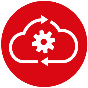 Cloud automation icon